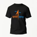 ISRO Official T-shirt Unisex black