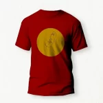 Abstract Mind (Mustard) T-Shirt black