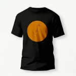 Abstract Mind (Saffron) T-Shirt black
