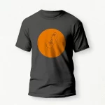 Abstract Mind (Saffron) T-Shirt black