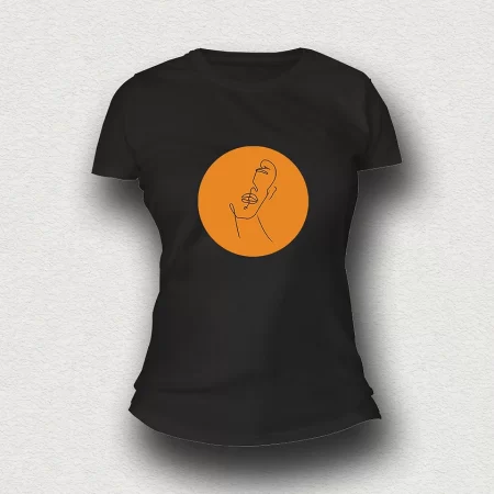 Abstract Mind (Saffron) | Women | T-Shirt