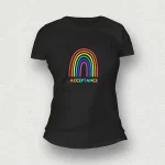Acceptance Women T-Shirt black