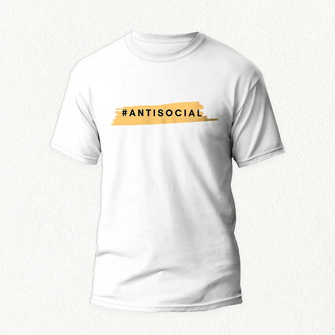 AntiSocial T-Shirt white