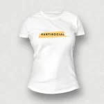 AntiSocial Women T-Shirt white