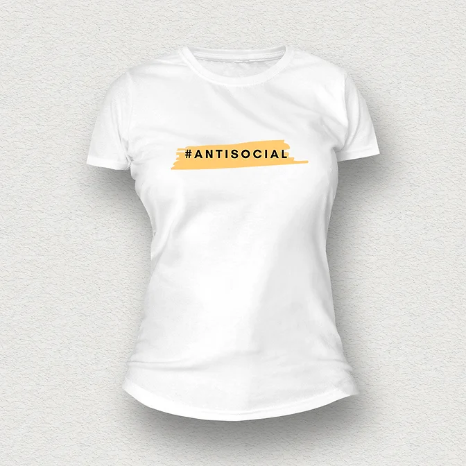 AntiSocial Women T-Shirt white