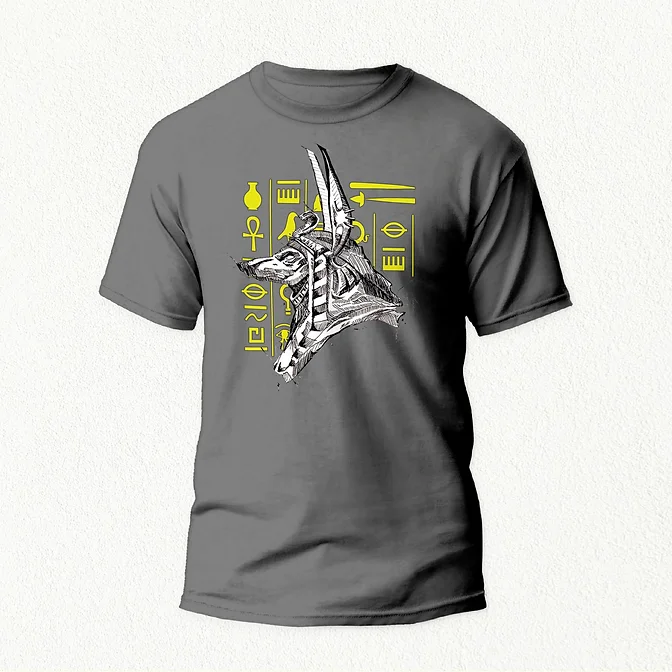 Anubis T-Shirt grey