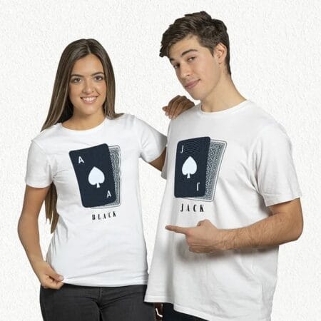 Black- Jack | Combo 1 | Couple T- Shirt