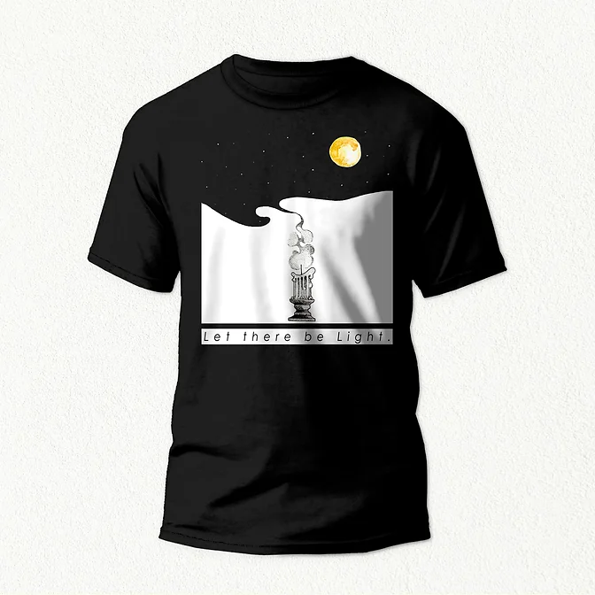 Candle Light Unisex T-Shirt black