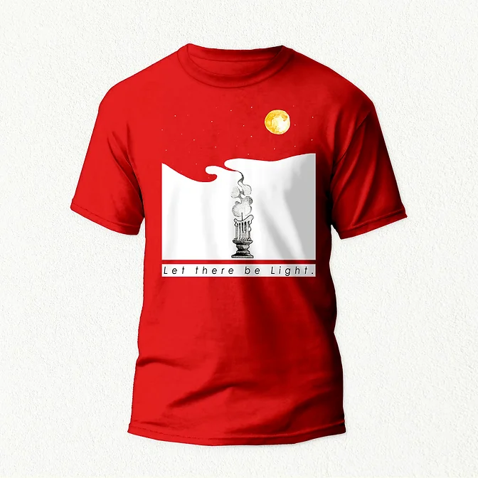 Candle Light Unisex T-Shirt red