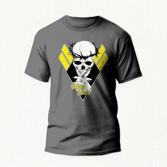 Dead Head Skull T-Shirt grey