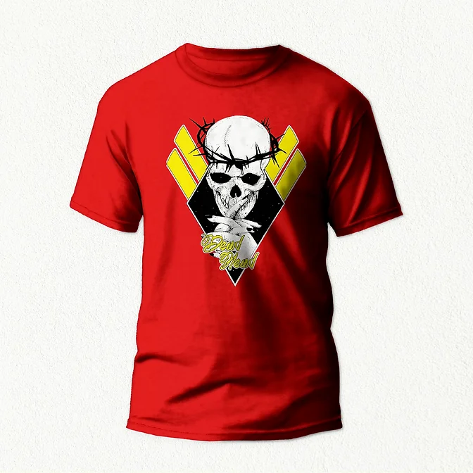 Dead Head Skull T-Shirt red