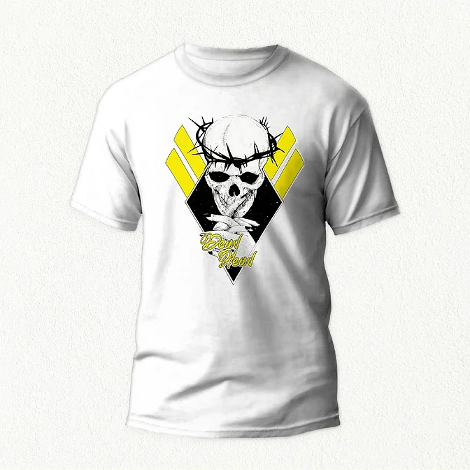 Dead Head Skull T-Shirt white