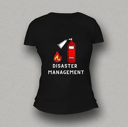 Disaster & Disaster Management Couple Combo black 03