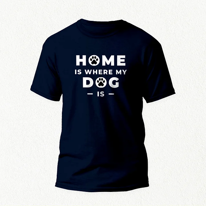 Dog Lover T-Shirt navy