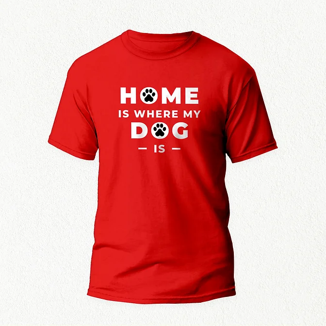 Dog Lover T-Shirt red