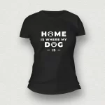 Dog Lover Women T-Shirt black