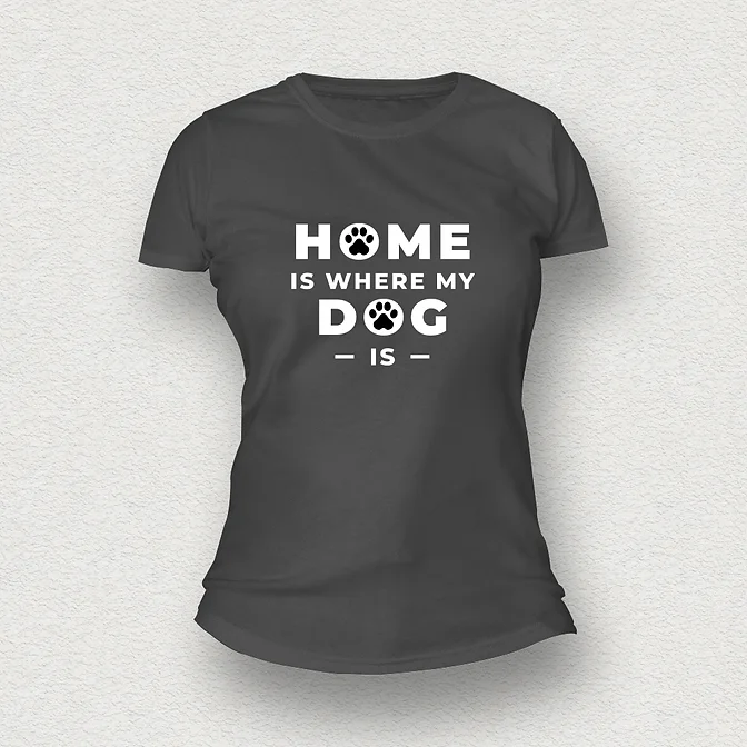 Dog Lover Women T-Shirt grey