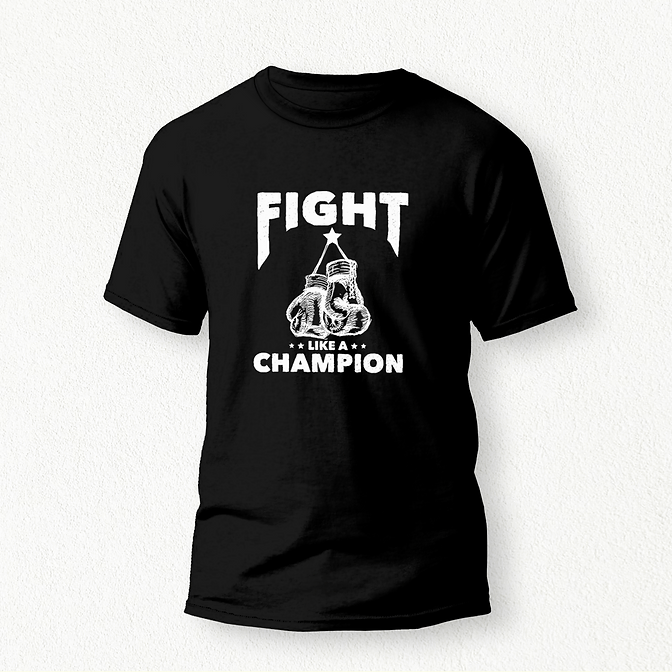 Fight Like a Champion T-Shirt black