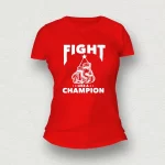 Fight Like a Champion Women T-Shirt black