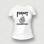Fight Like a Champion Women T-Shirt black