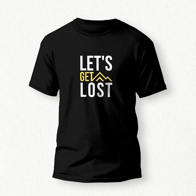 Let’s Get Lost T-Shirt black