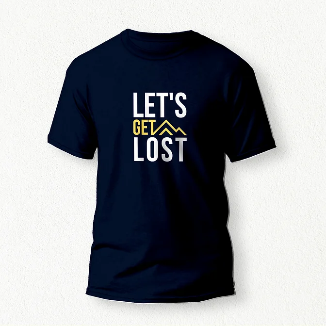 Let’s Get Lost T-Shirt navy