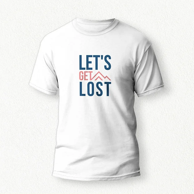 Let’s Get Lost T-Shirt white