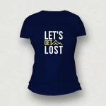 Let’s Get Lost Women T-Shirt navy