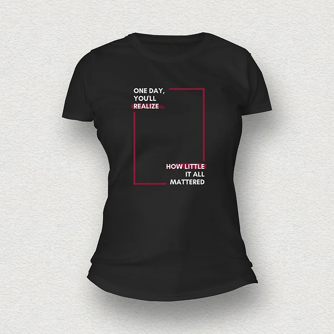 Little it all mattered Women T-Shirt black