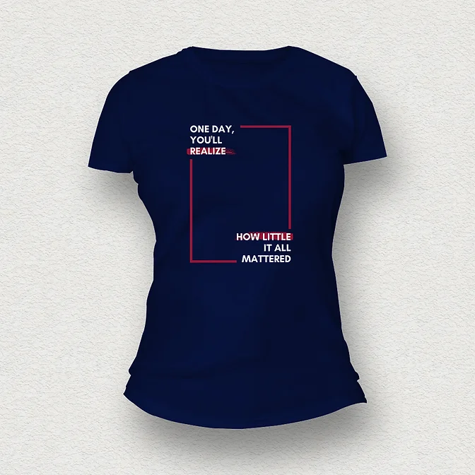 Little it all mattered Women T-Shirt navy