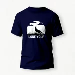 Lone Wolf (Silhouette) T-Shirt black