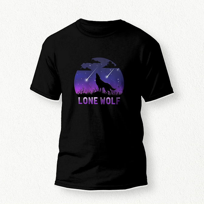 Lone Wolf Unleashed T-Shirt black