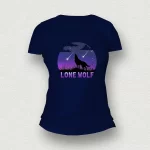 Lone Wolf Unleashed Women T-Shirt black