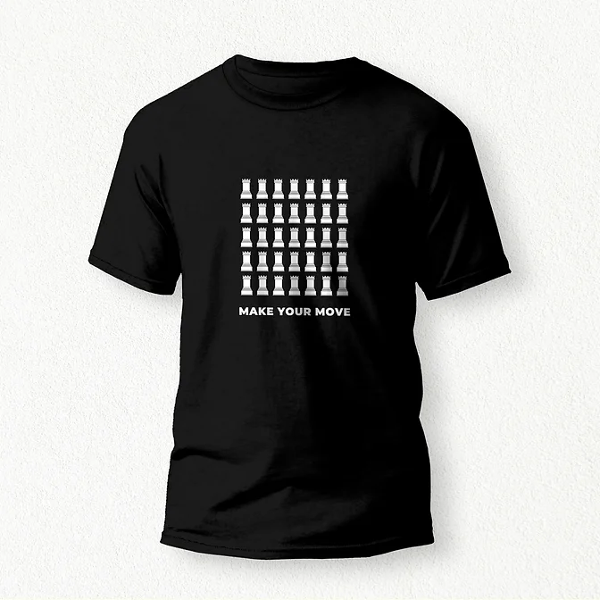 Make Your Move T-Shirt black