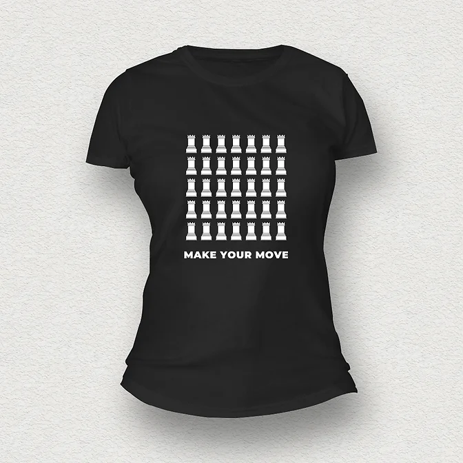 Make Your Move Women T-Shirt black