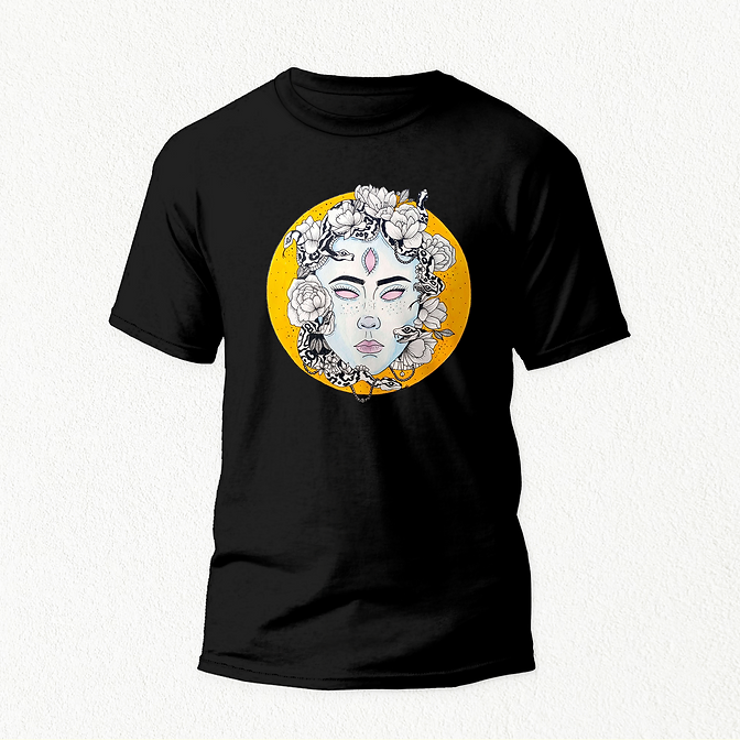 Medusa Unisex T-shirt black