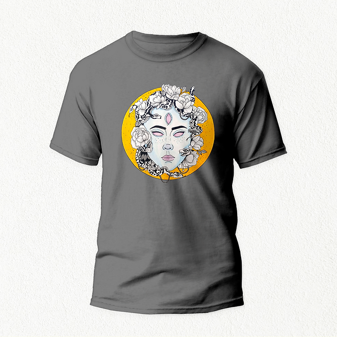 Medusa Unisex T-shirt grey