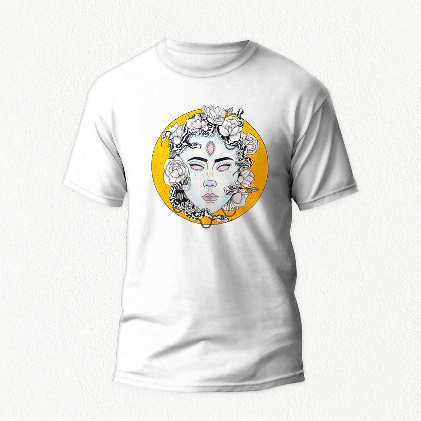 Medusa Unisex T-shirt white