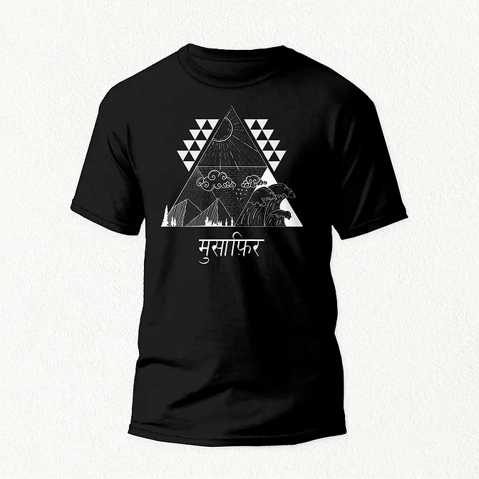 Musafir Unisex T-shirt black