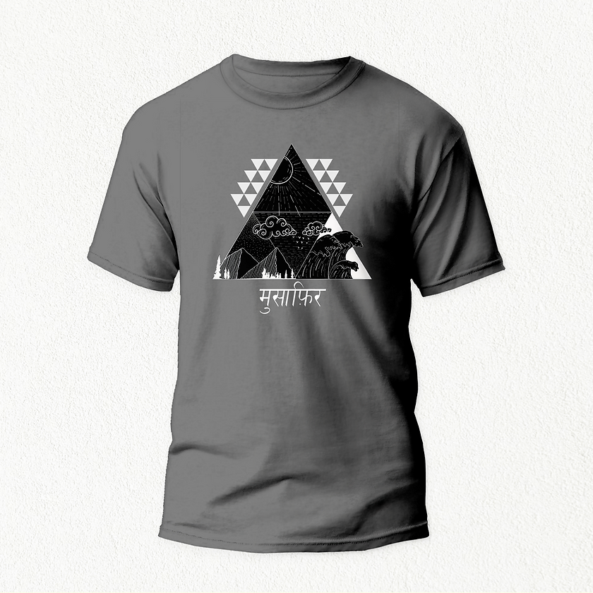 Musafir Unisex T-shirt grey