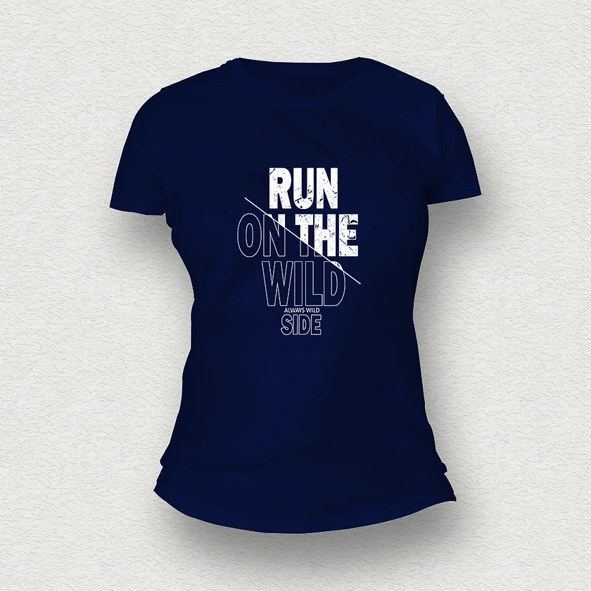 On the Wild Side Women T-Shirt navy