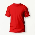 Plain redT-Shirt 01