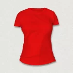 Plain redT-Shirt 01