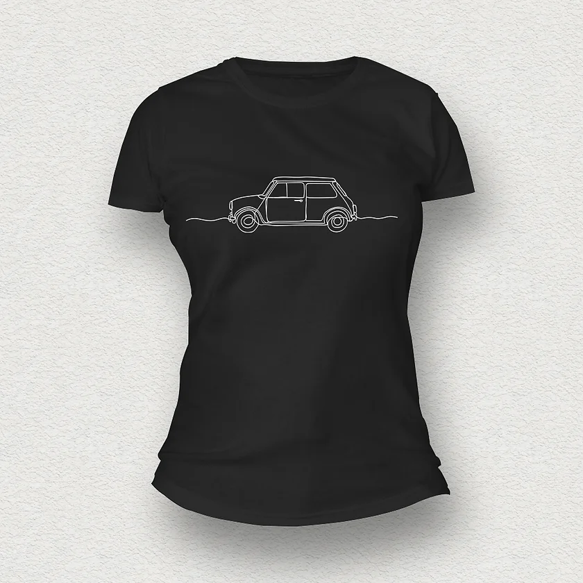Retro Car Women T-Shirt black