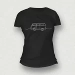 Retro Van Women T-Shirt black
