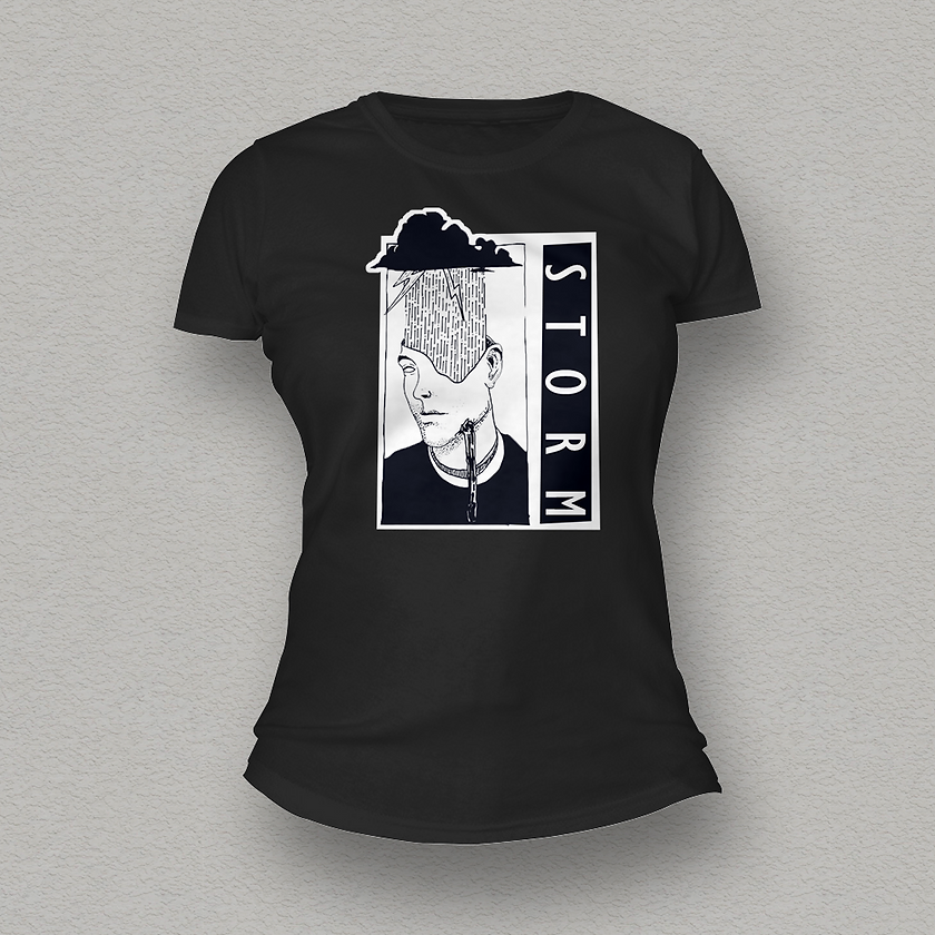 STORM Women T-shirt black