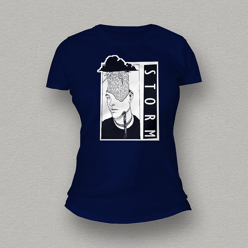 STORM Women T-shirt navy