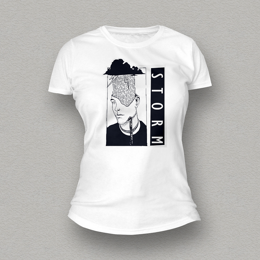 STORM Women T-shirt white