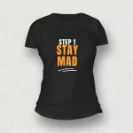 Stay Mad Women T-Shirt navy