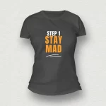 Stay Mad Women T-Shirt navy